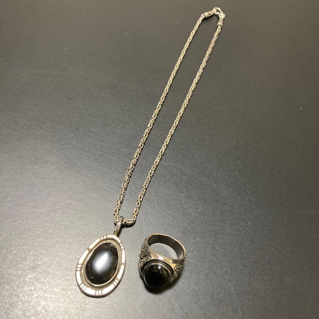 silver 925　リング　ネックレス