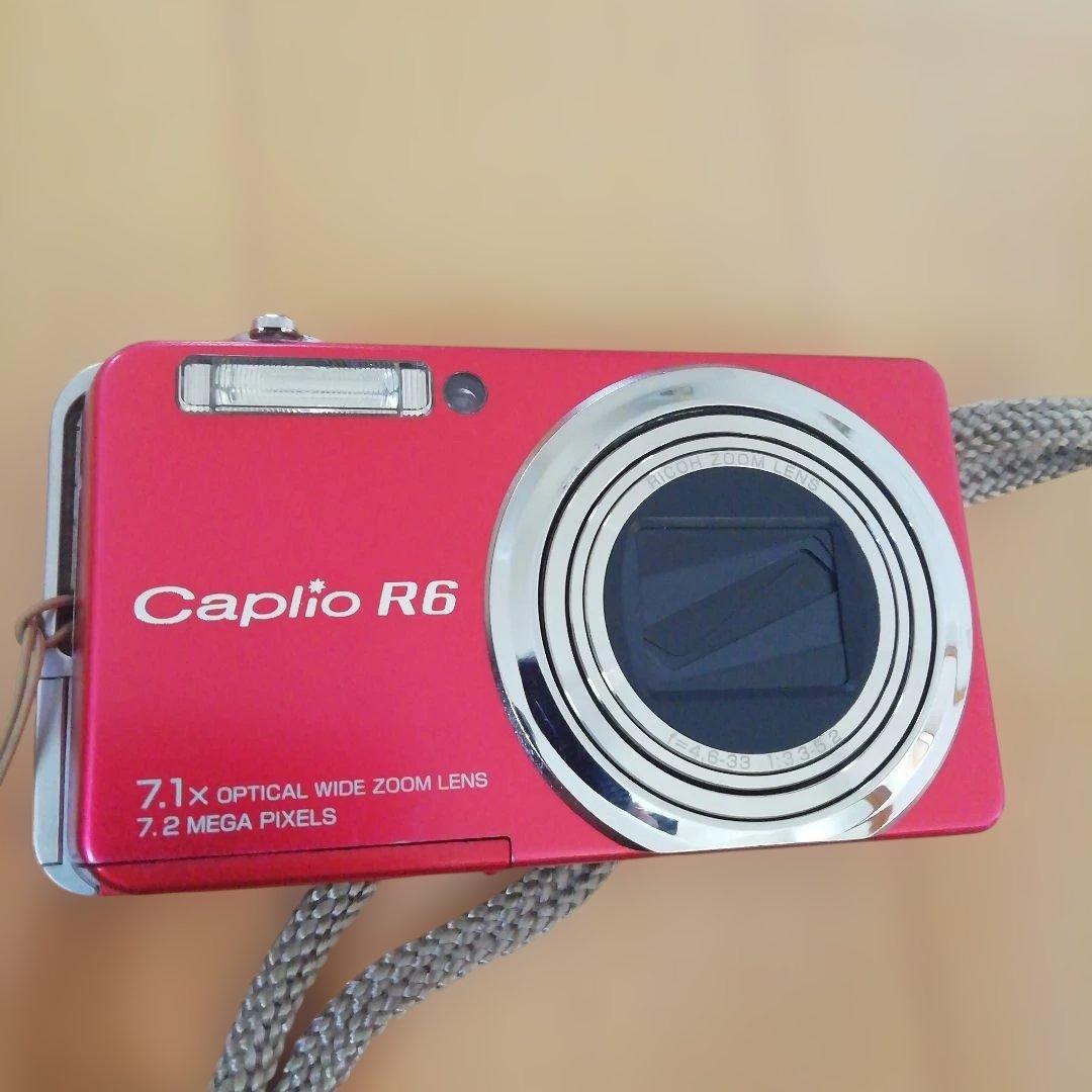 Ricoh Caplio R6 コンパクトデジタルカメラ 赤