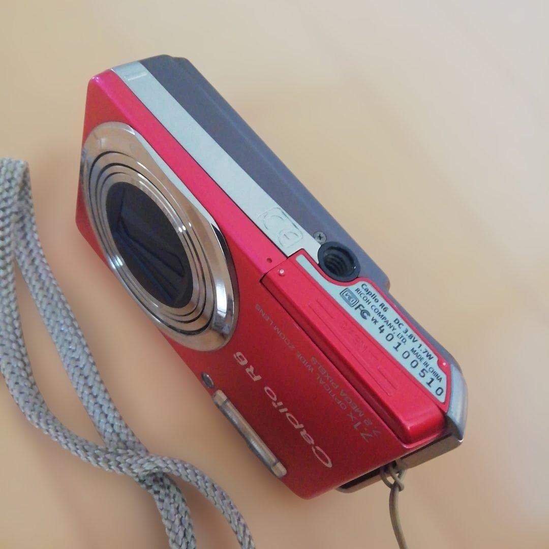 Ricoh Caplio R6 コンパクトデジタルカメラ 赤