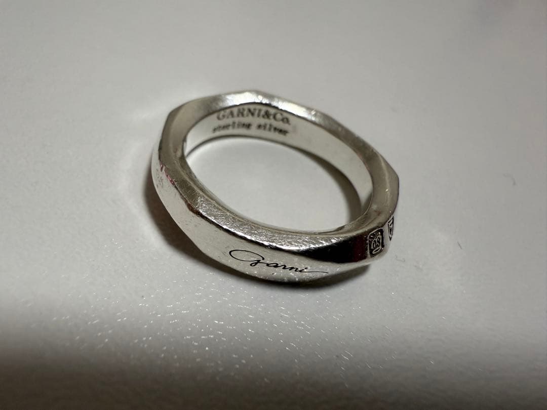 Garni シルバーリング　11号 ケース付き