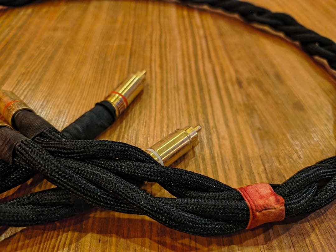 AUDIO FSK クローム格付きピンケーブル/1ｍ