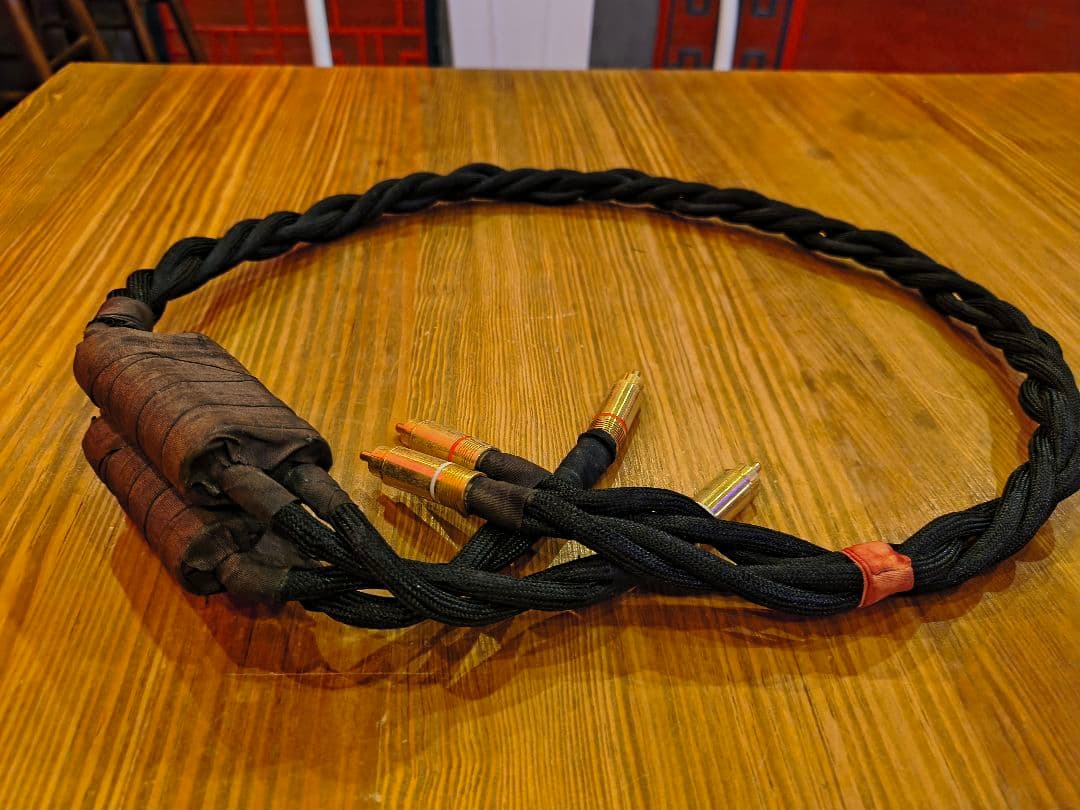 AUDIO FSK クローム格付きピンケーブル/1ｍ