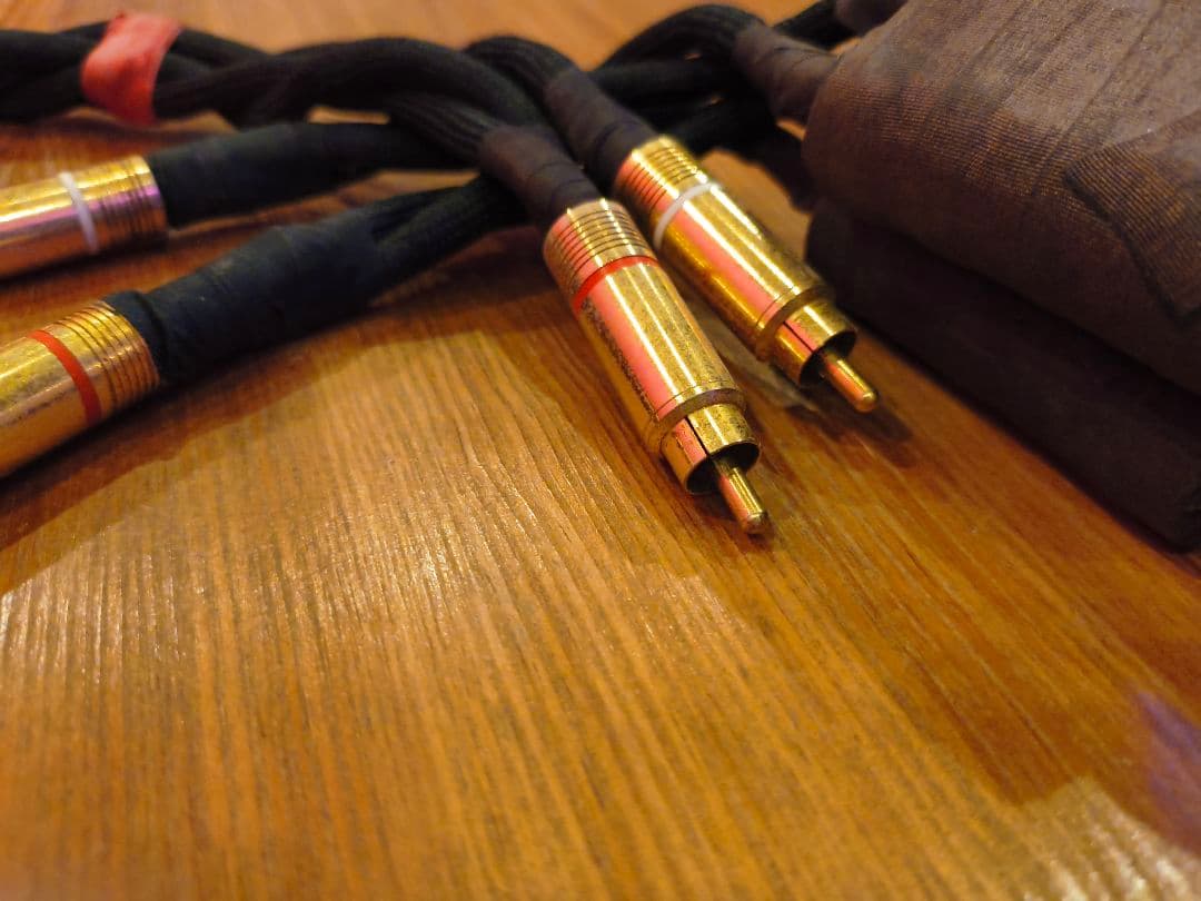 AUDIO FSK クローム格付きピンケーブル/1ｍ