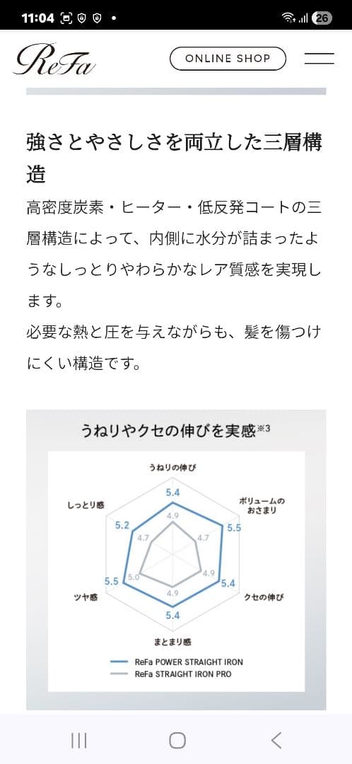 新型ReFa POWER STRAIGHT IRON 新品未開封