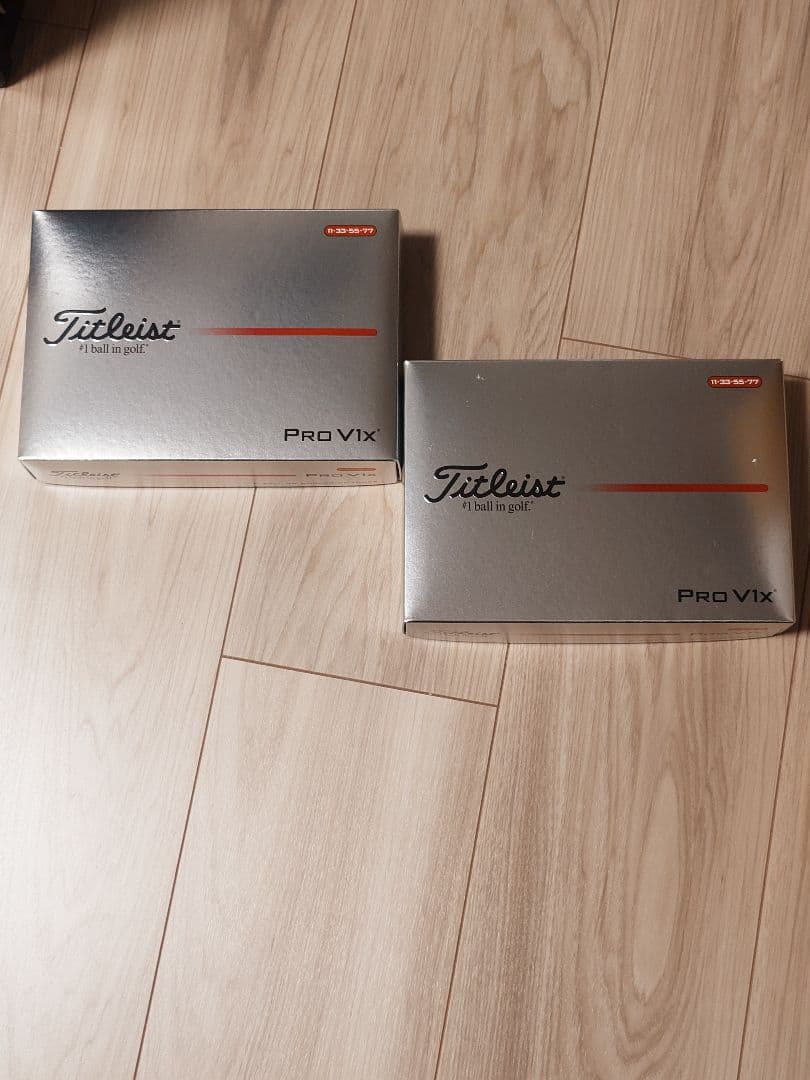 タイトリスト 2025 プロ v1x ダブルナンバー 2ダース
