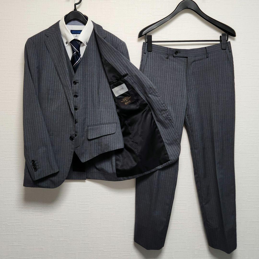 O*R様 カノニコ　×　シンプリシテェ　メンズ　スーツ　スリーピース　グレー　ス