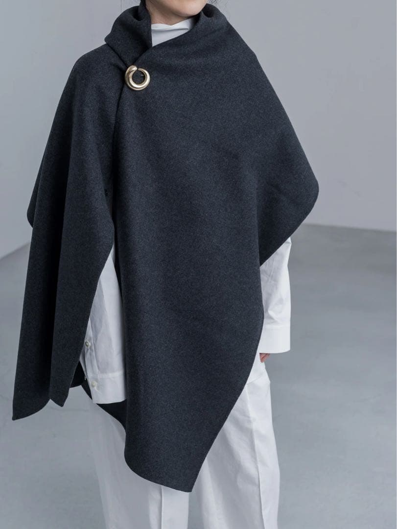 ディニュ digne throw shawl coat