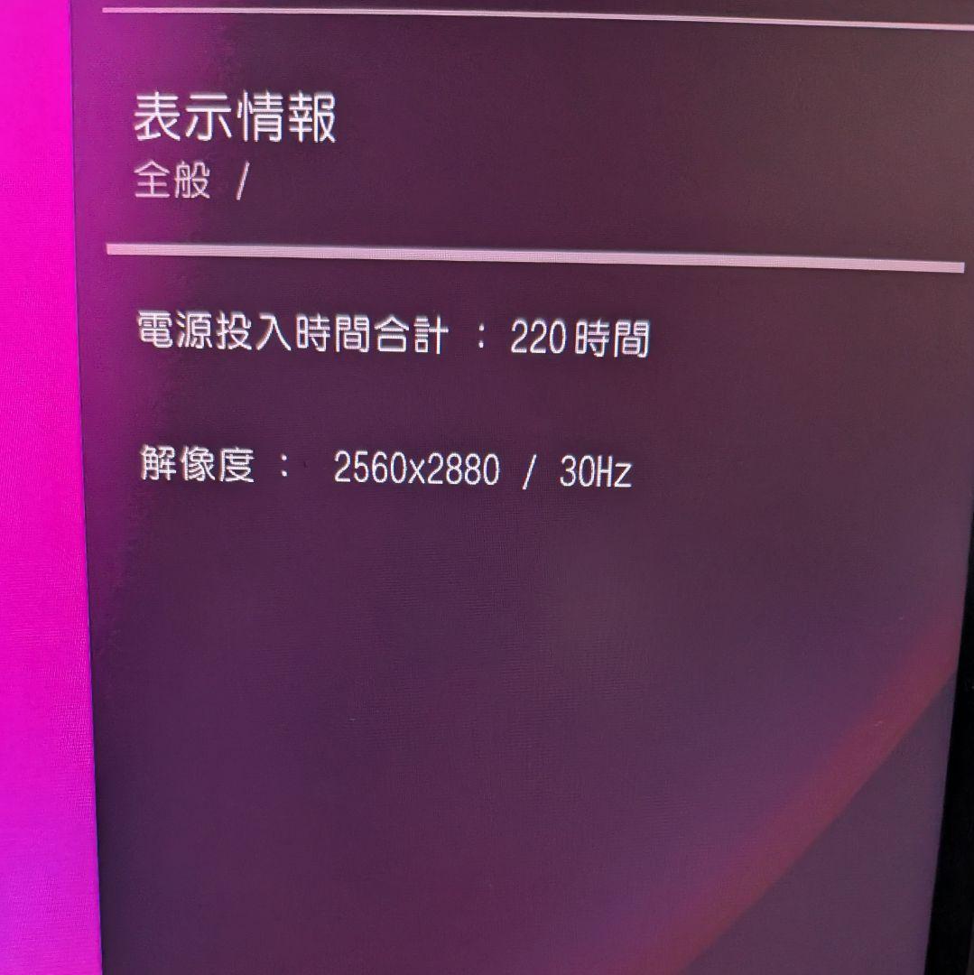 低使用 24年製 LG 28MQ780 IPS DualUp LED モニター