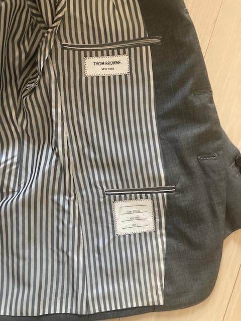 THOM BROWNE テーラードジャケット グレー サイズ1