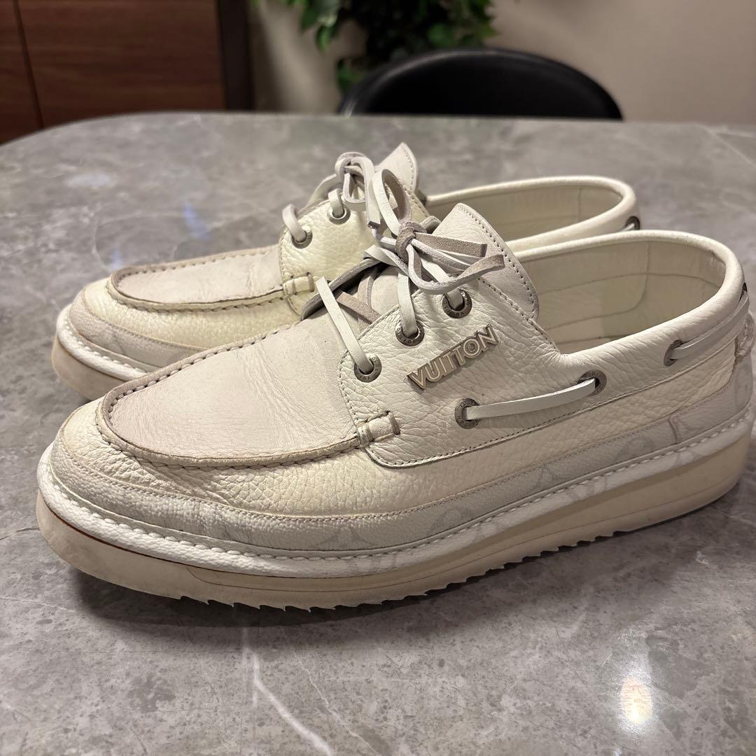 Louis Vuitton ホワイトデッキシューズ