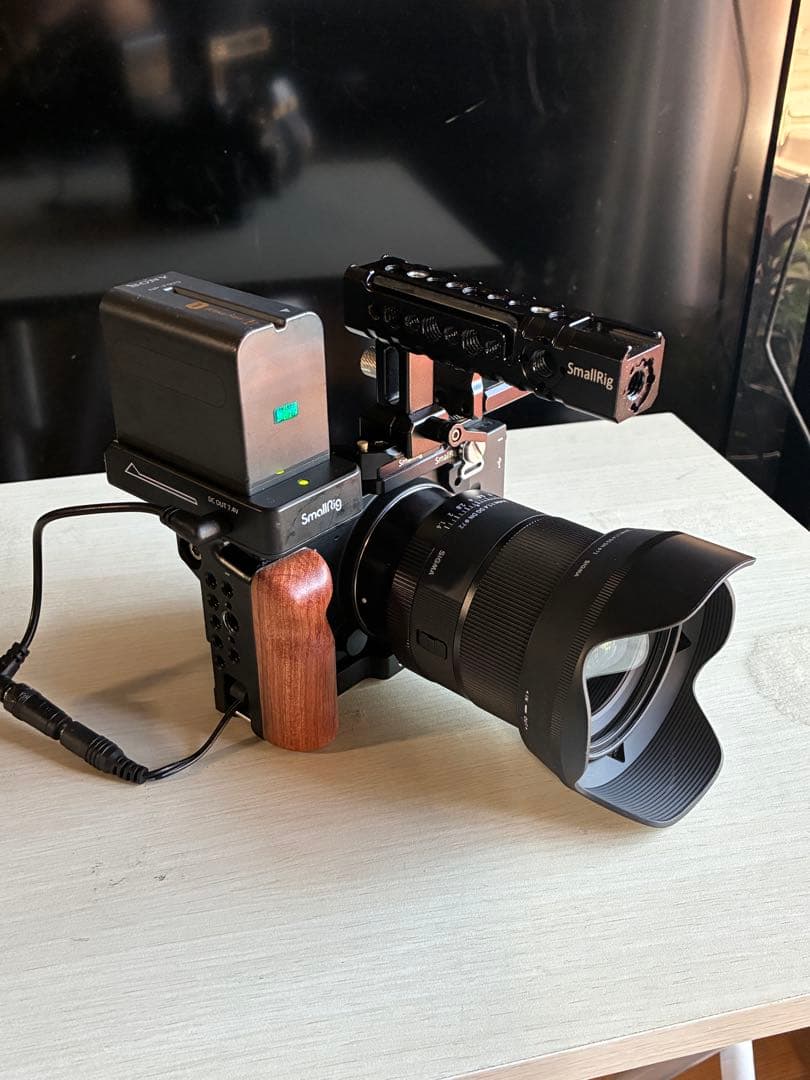 【美品】SIGMA fp レンズセット リグ　純正バッテリー付き