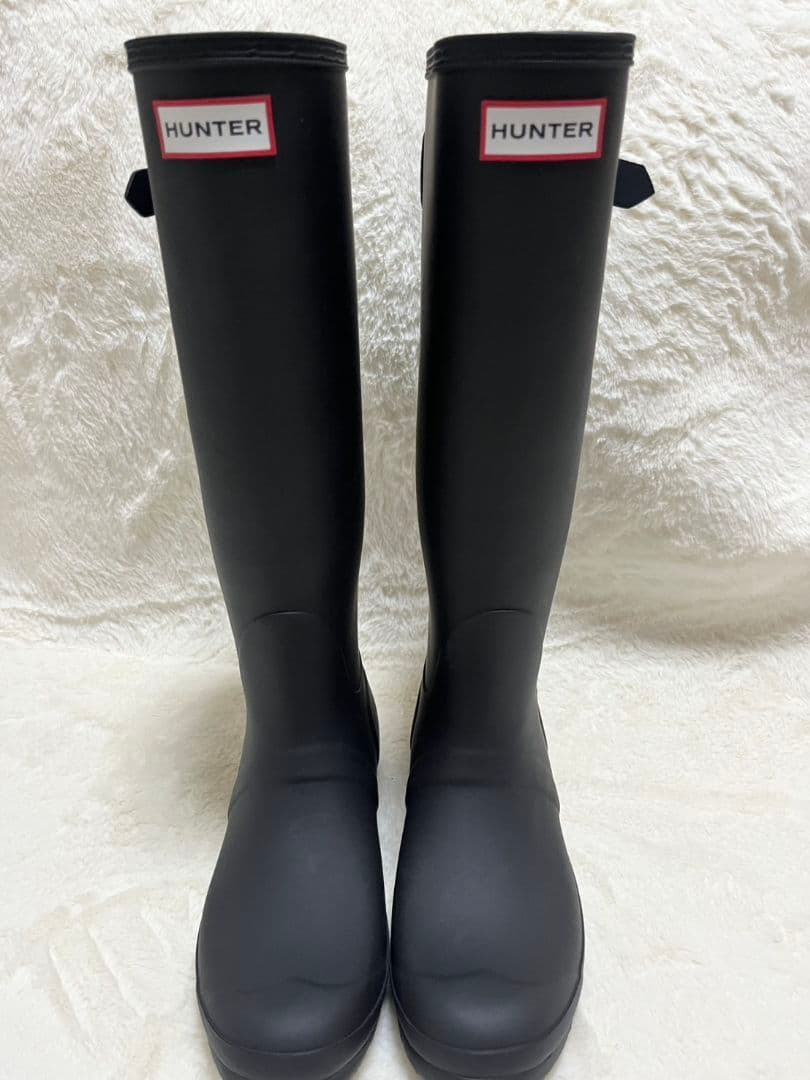 【美品✨】ハンターレインブーツ　25cm ブラック