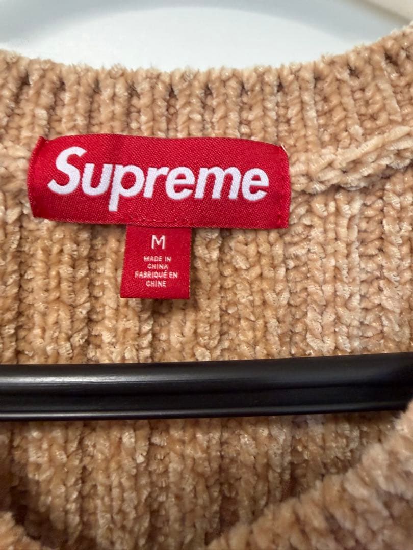 トップス Supreme Chenille Sweater Vest M