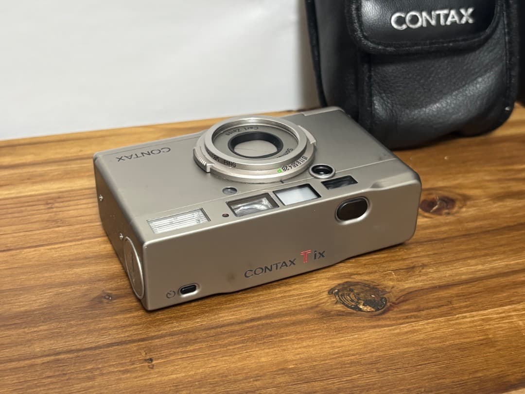 CONTAX Tix コンパクトフィルムカメラ　美品　ケース付き