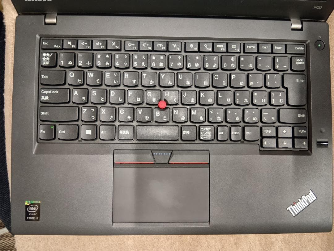 【難あり】ThinkPad T450/ i7-5500U/ 8GB/ 256GB
