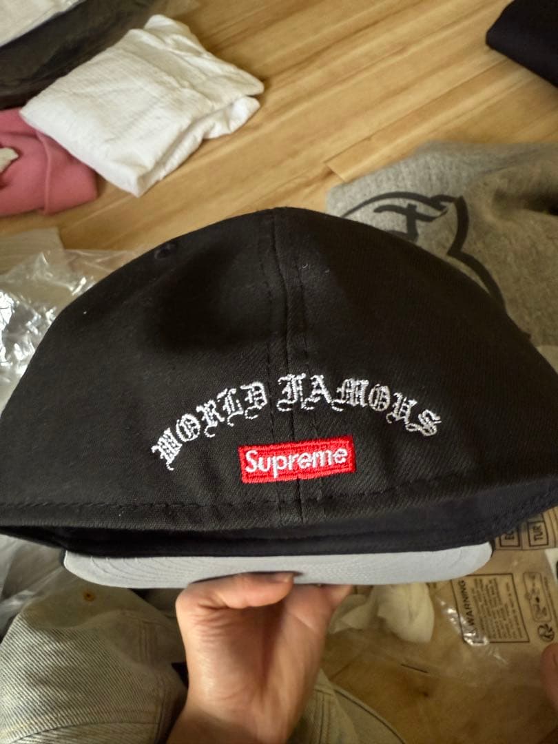 SUPREME シュプリームキャップ　59FIFTY 7 1/2 ニューエラ