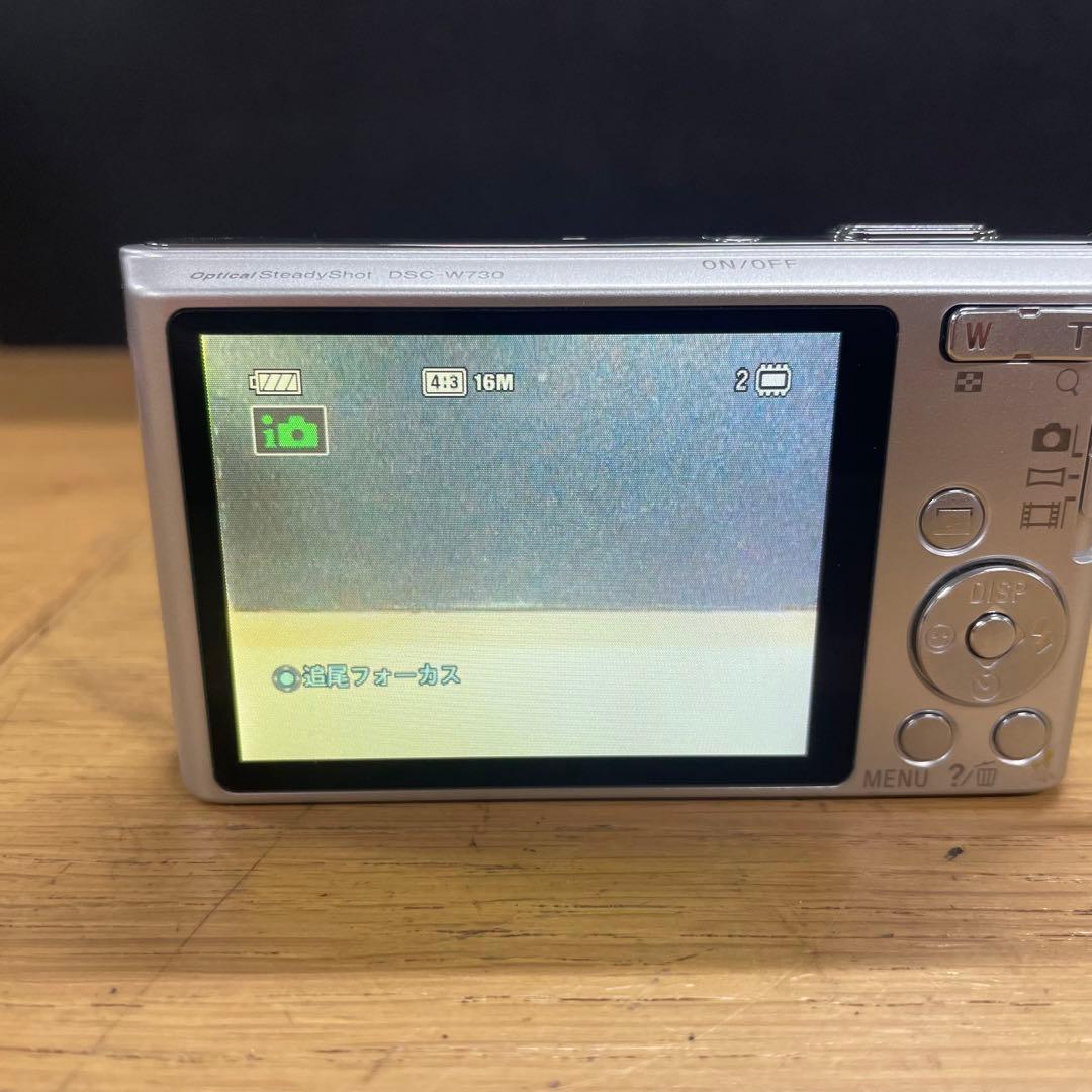 動作品 SONY CyberShot DSC-W730 コンパクトデジタルカメラ