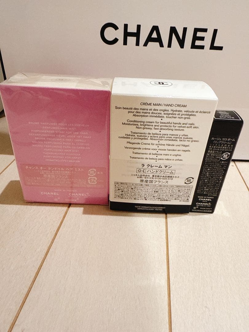 CHANEL チャンス ヘアミスト ハンドクリーム リップクリーム