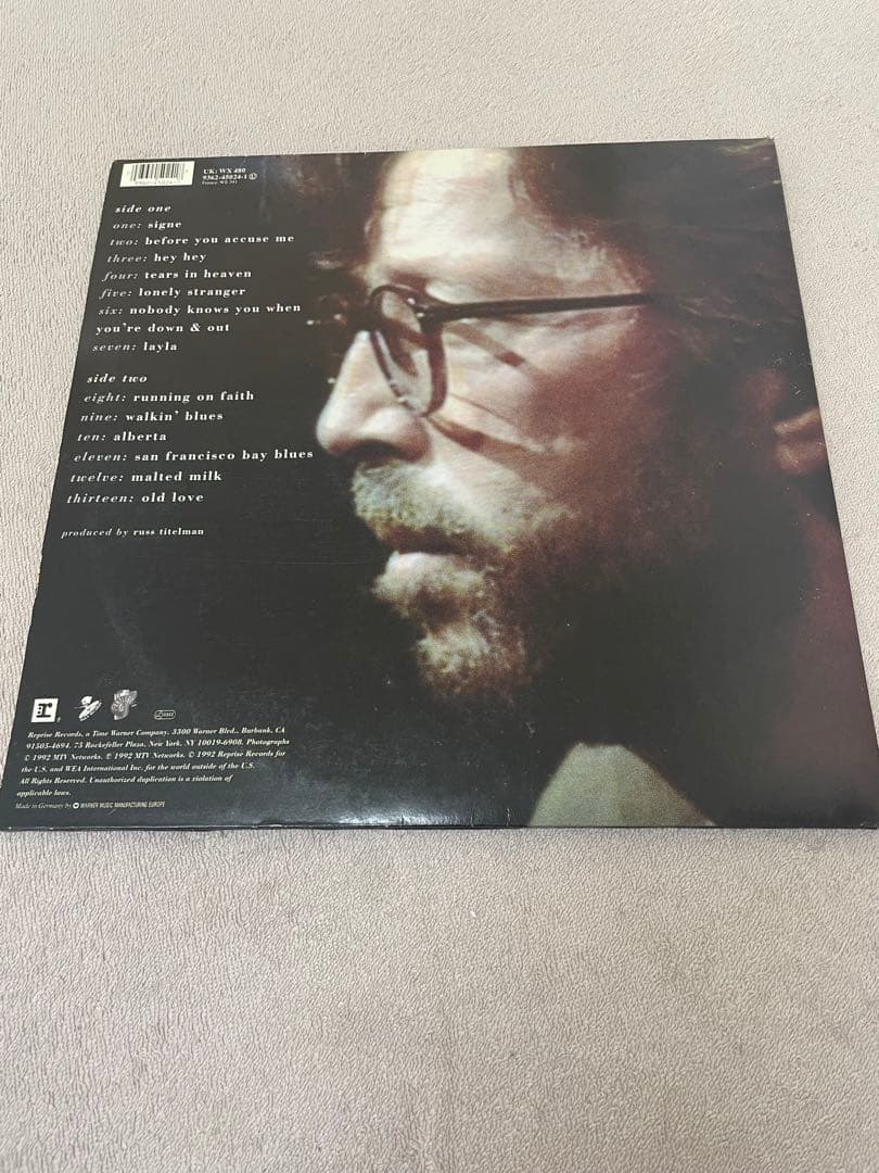 Eric Clapton - Unplugged LP オリジナル盤
