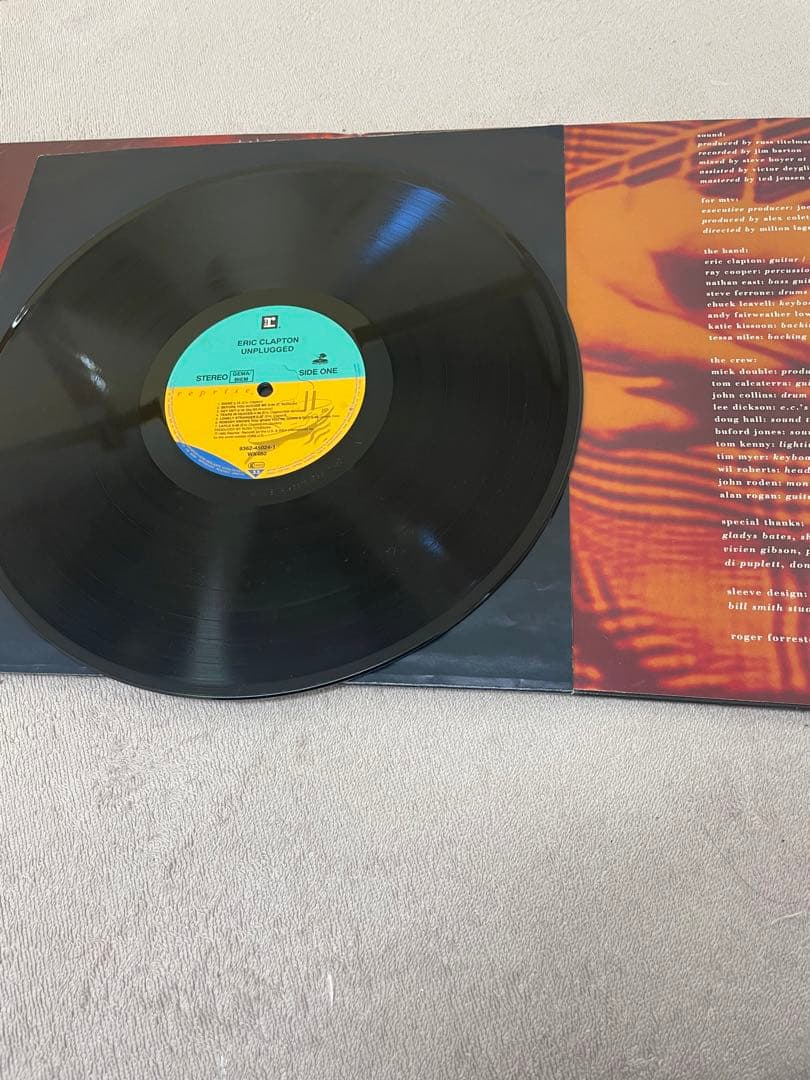 Eric Clapton - Unplugged LP オリジナル盤