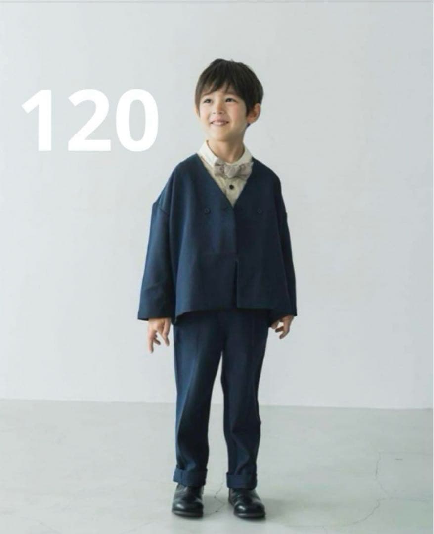 【120㎝】riziere セットアップ ネイビー6点セット