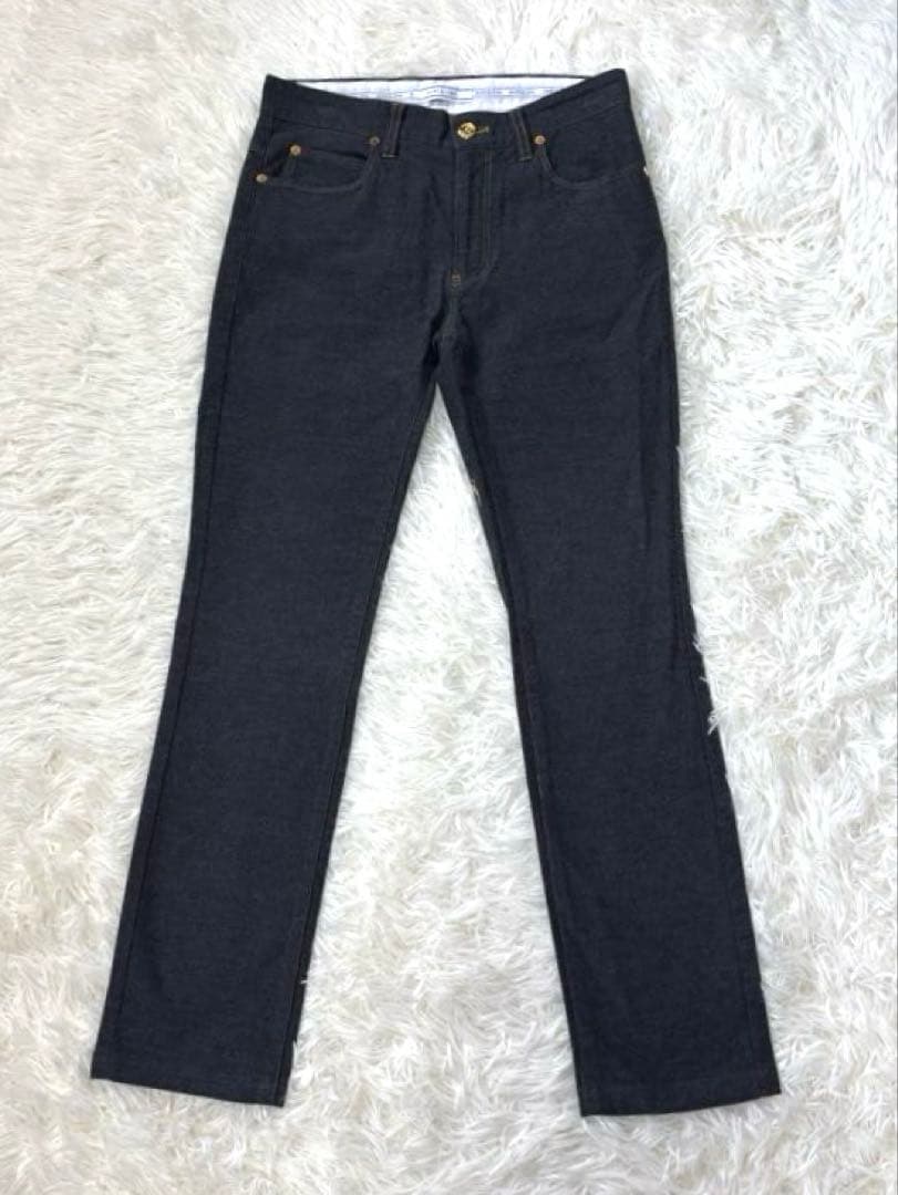 【MARK&LONA】ゴルフパンツ グローブ スカル グレー M 美品