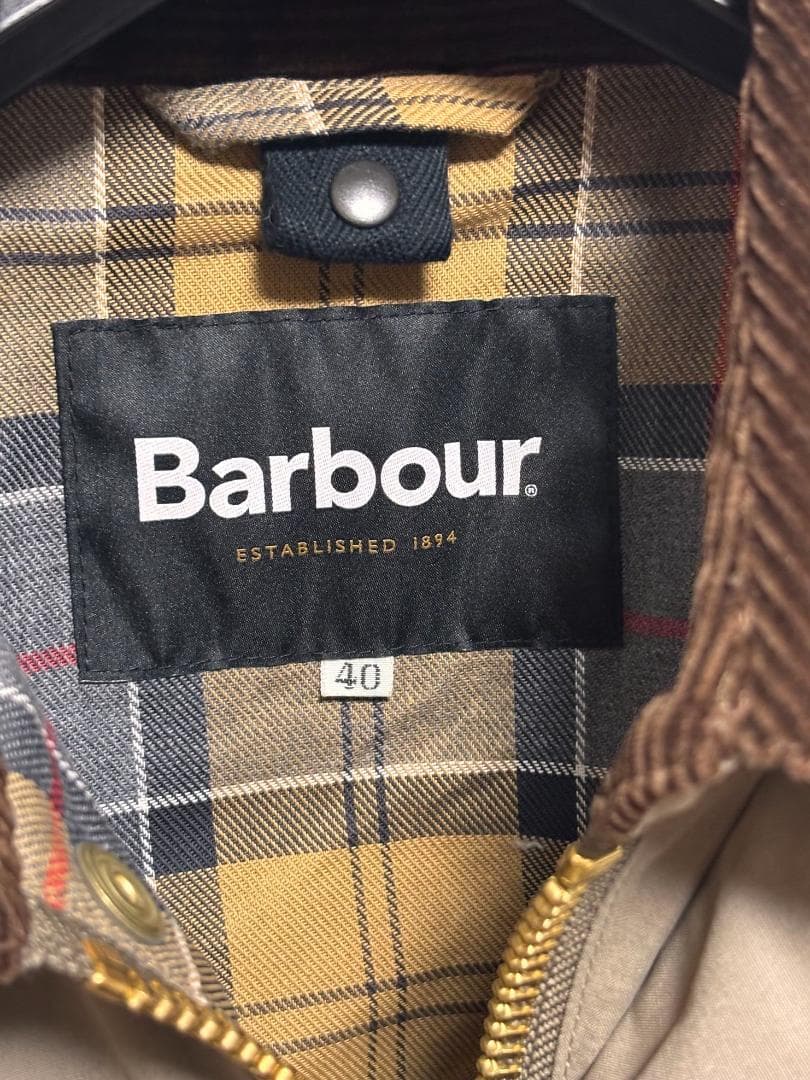 BARBOUR BEDALE オーバーサイズ Sleeve 40 L グレー