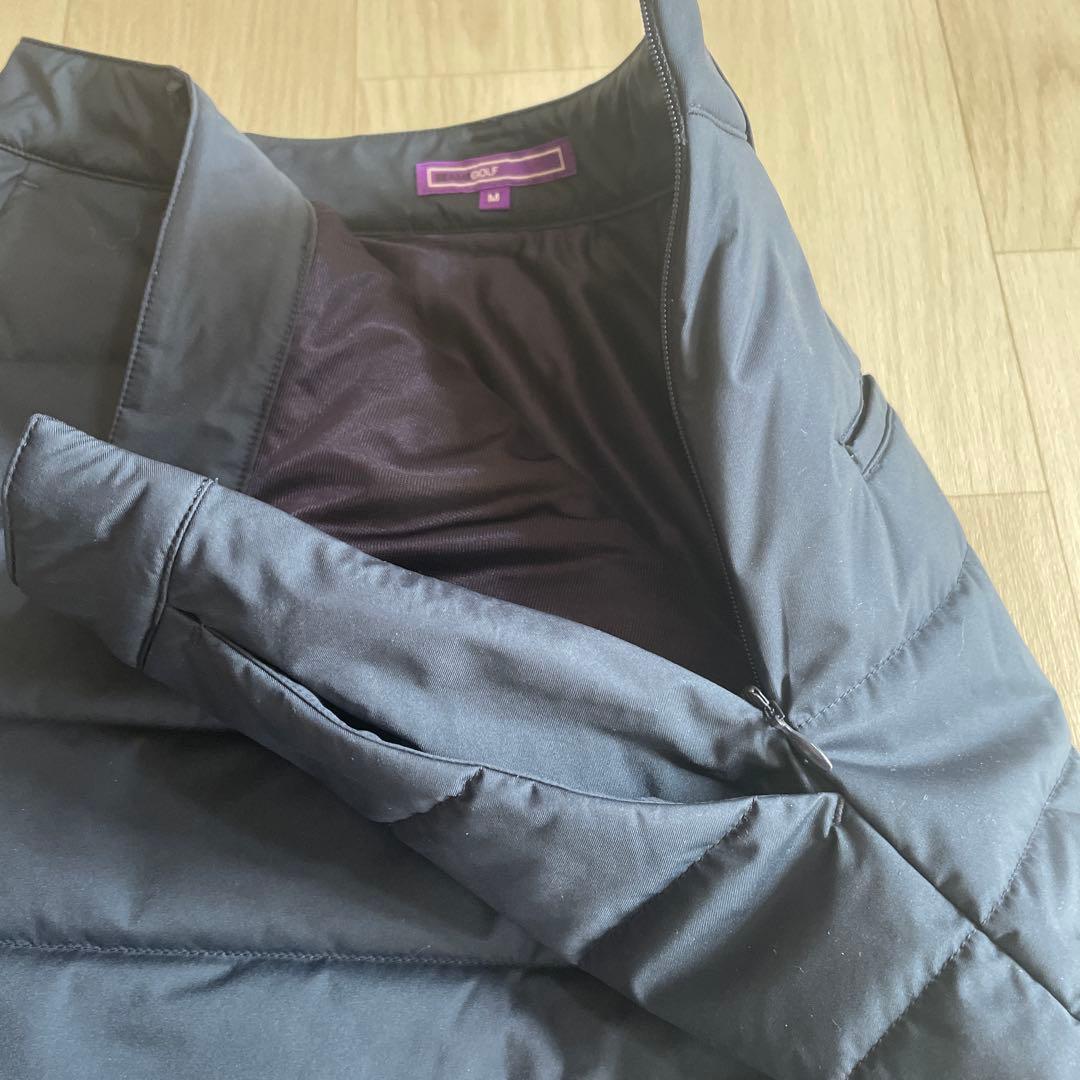 ビームスゴルフ　パテッド　中綿スカート　ネイビー　 M