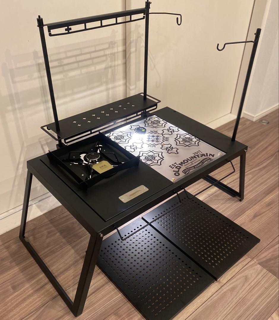 新品IGT規格6点SET テーブル/バーナー/アクリル天板/ライト/ラック