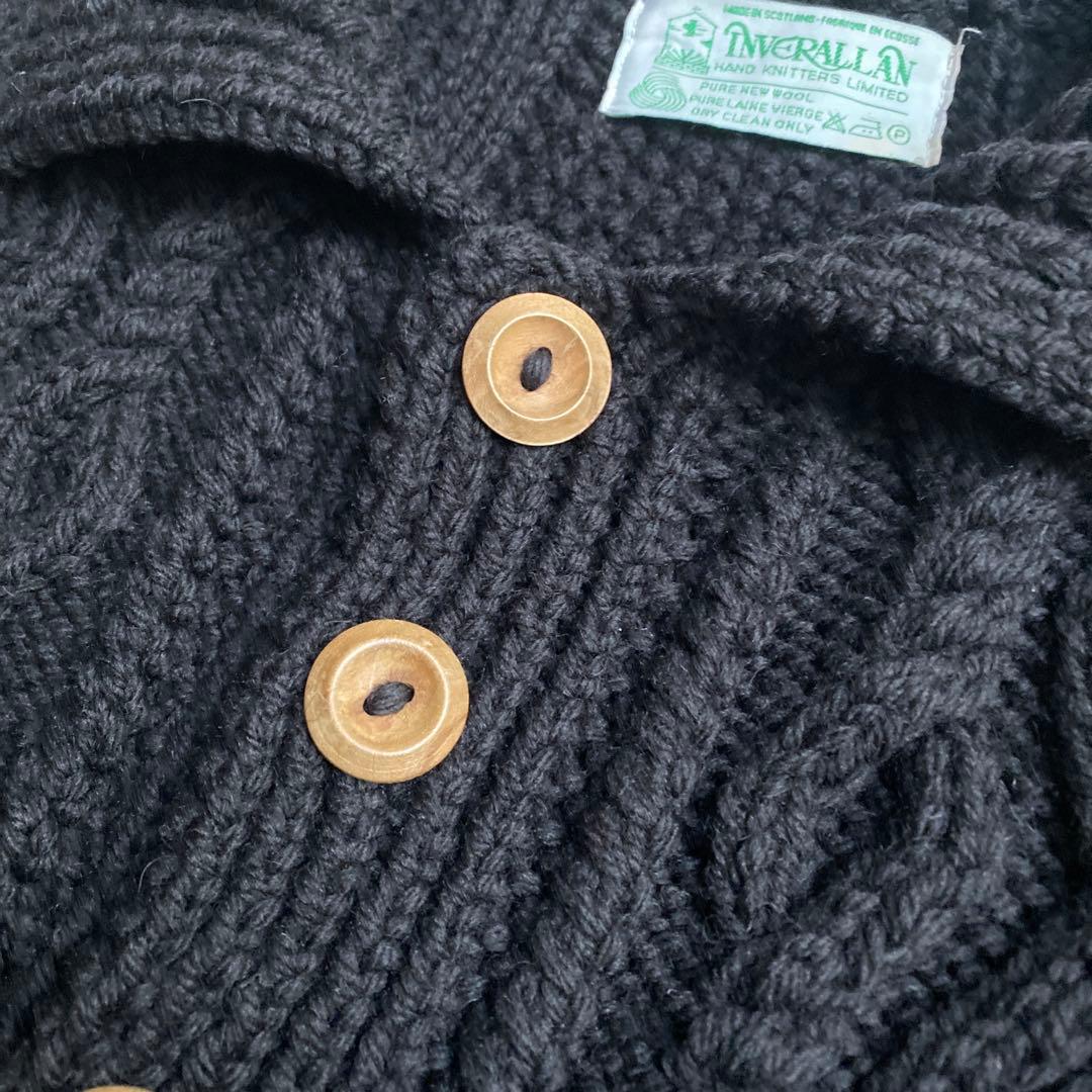 【希少】インバーアラン 3A ブラック 黒 スコットランド製 40 Lサイズ