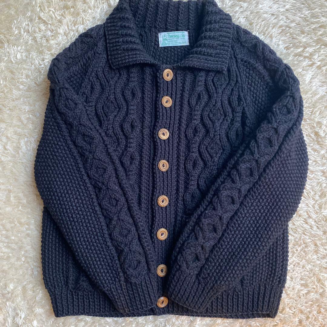 【希少】インバーアラン 3A ブラック 黒 スコットランド製 40 Lサイズ