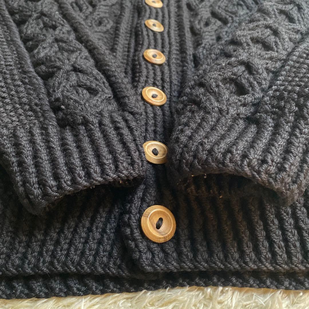 【希少】インバーアラン 3A ブラック 黒 スコットランド製 40 Lサイズ