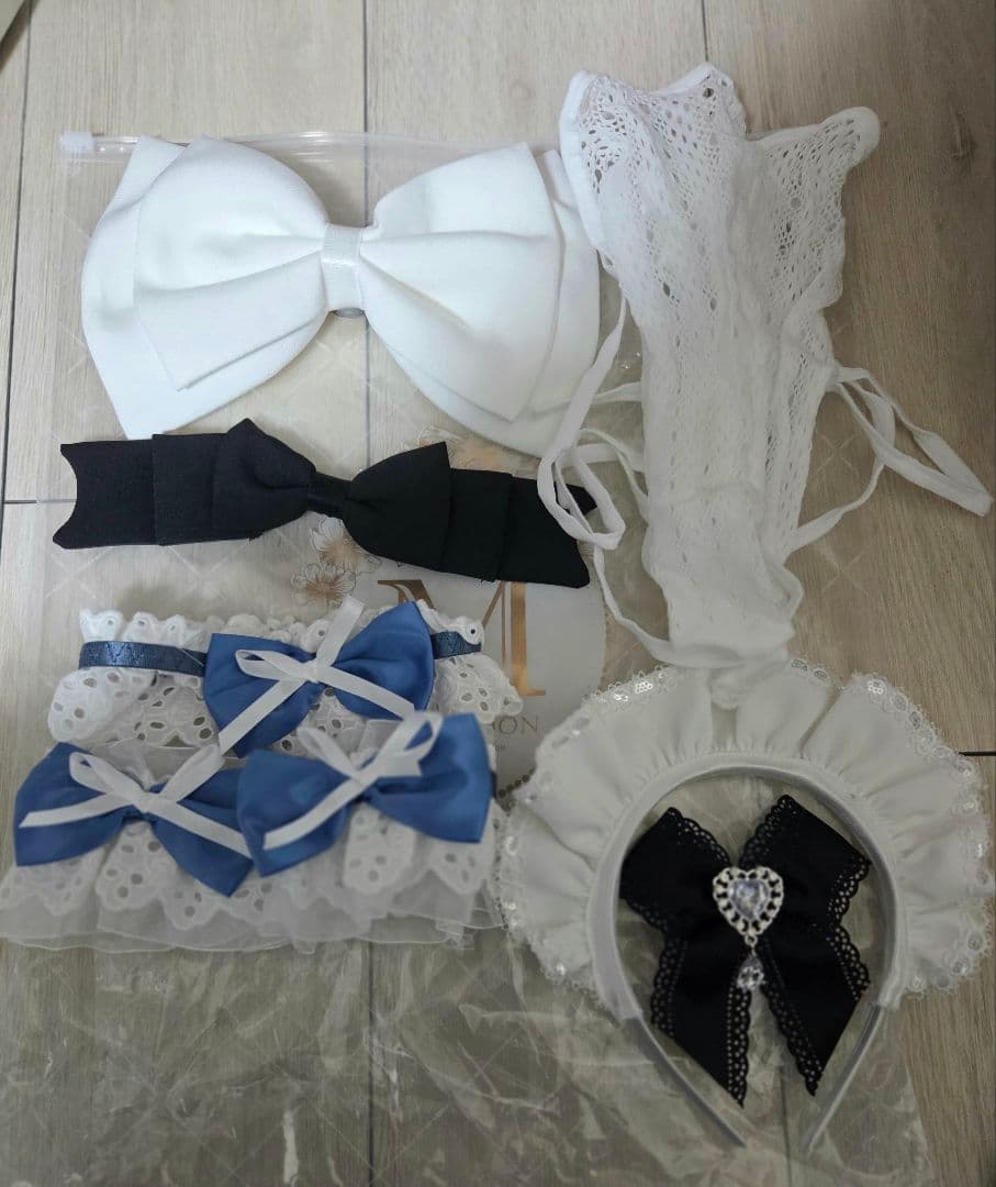 パフスリーブデニムドールメイド Malymoon コスプレ マリームーン メイド