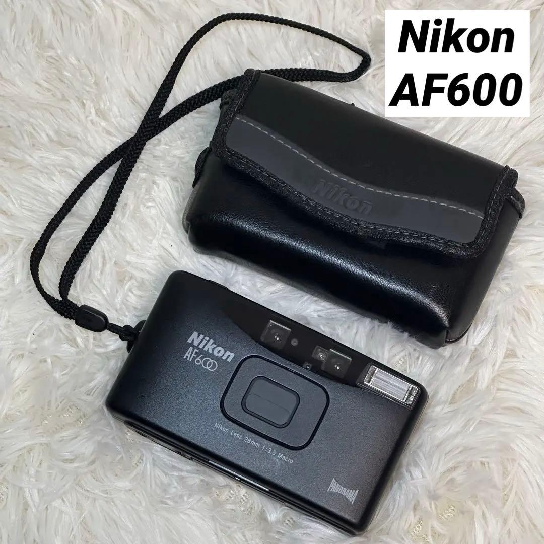 チ*送様 ニコン Nikon AF600 コンパクトフィルムカメラ　ケースつき