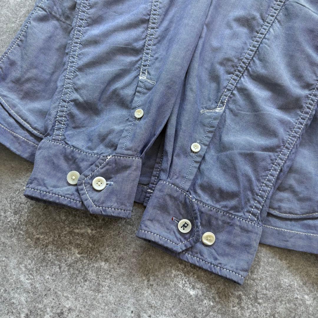 【45rpm-studio】 スビンオックスフォードシャツジャケット サイズ2