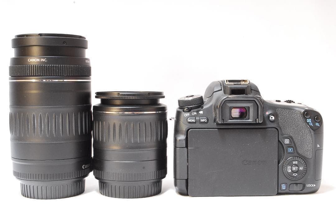 迫力の超望遠✨Canon EOS 8000D✨ダブルレンズセット Wi-Fi接続