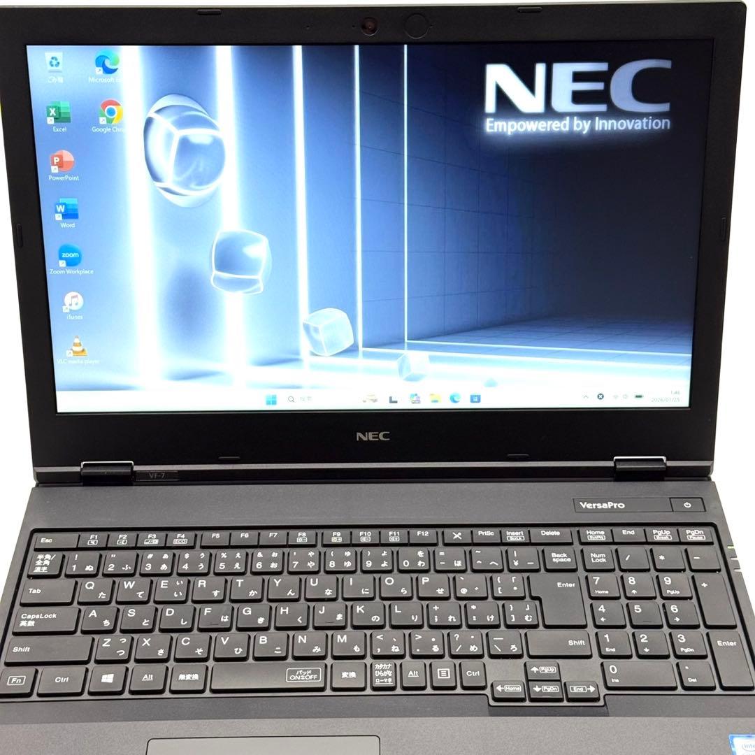 ノートPC NEC 8世代 8GB 新品SSD HDD500 超高速起動 DVD