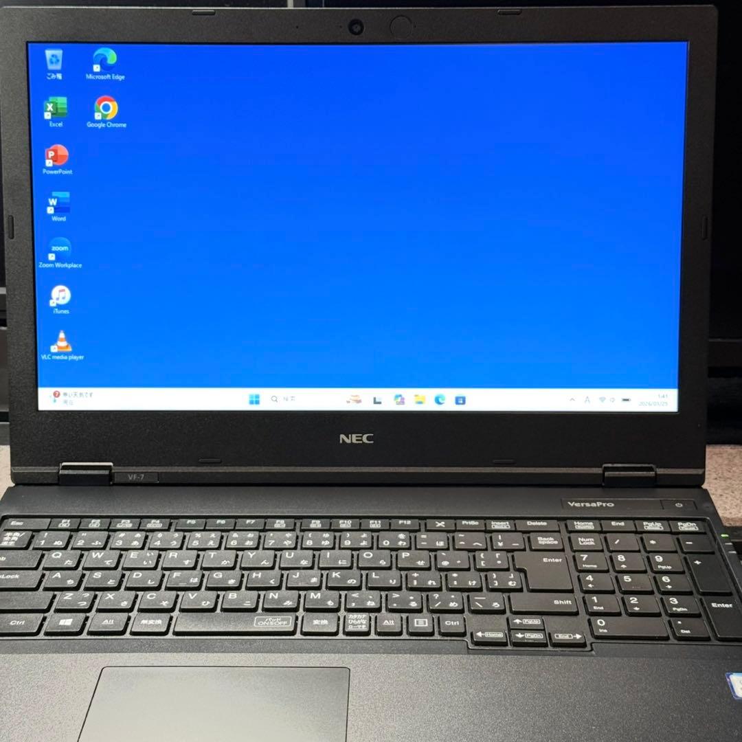 ノートPC NEC 8世代 8GB 新品SSD HDD500 超高速起動 DVD