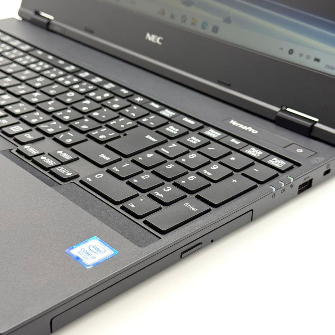 ノートPC NEC 8世代 8GB 新品SSD HDD500 超高速起動 DVD