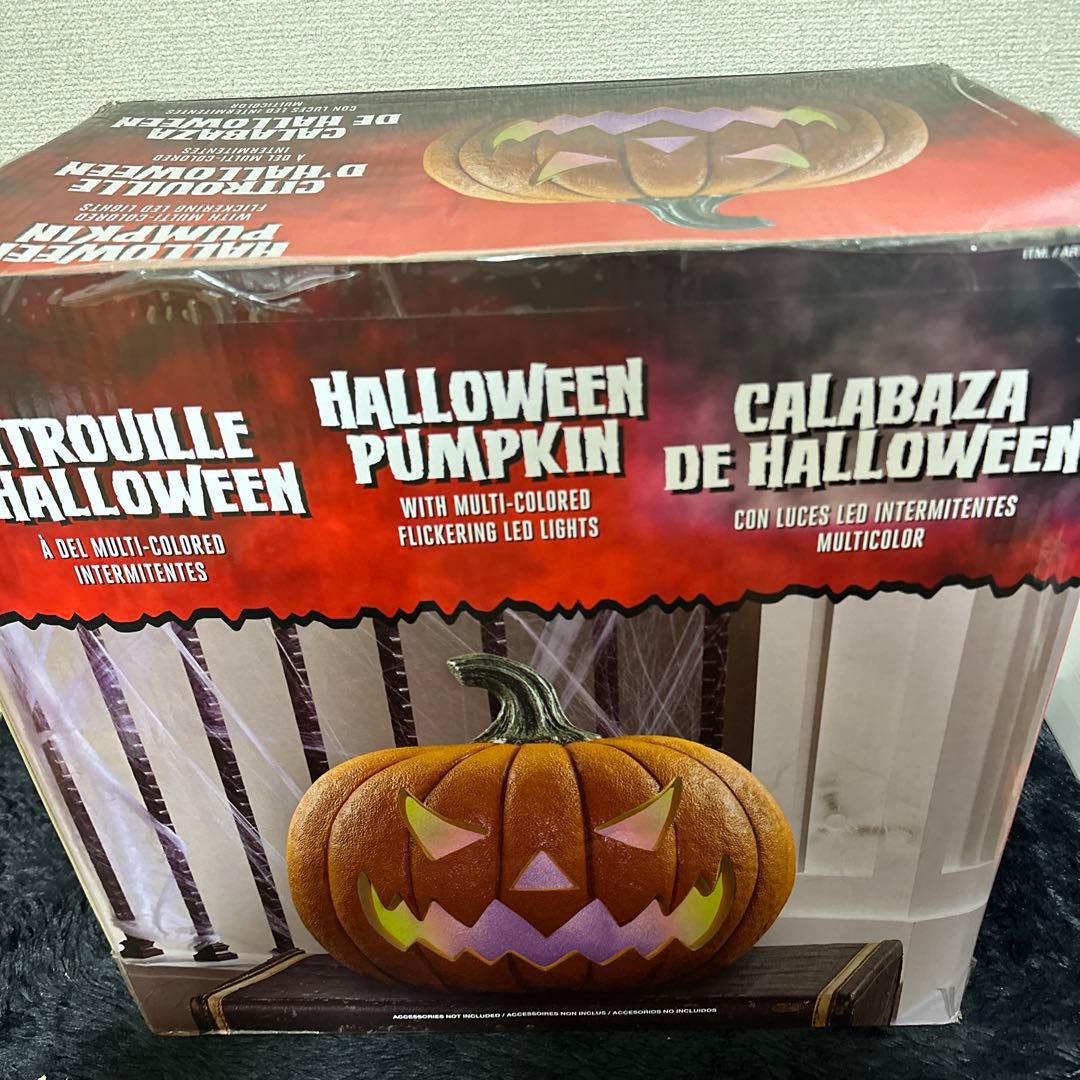 特大! ハロウィン パンプキン LEDライト 海外 本格的
