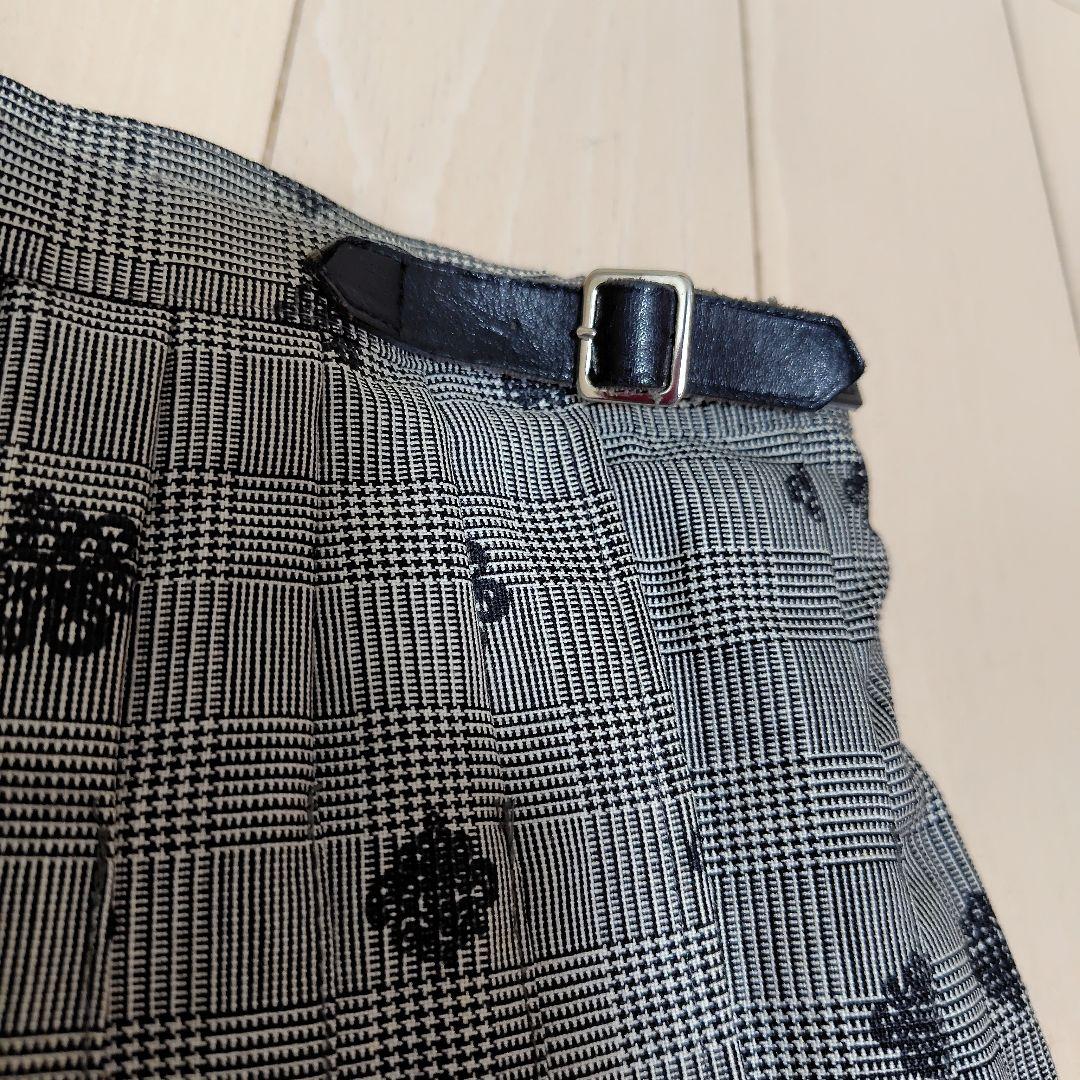 BA-TSU CLUB チェック プリーツスカート バトルロワイアル