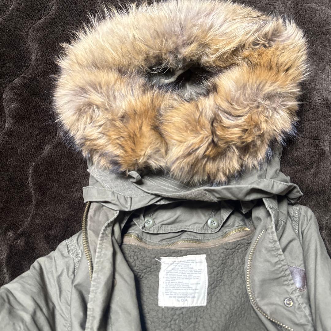 goa ファー付きフード モッズコート