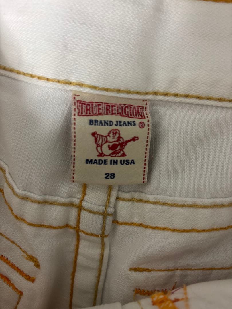 TRUE RELIGION ホワイトデニム　28