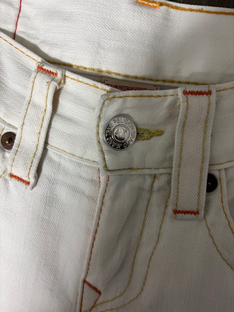 TRUE RELIGION ホワイトデニム　28