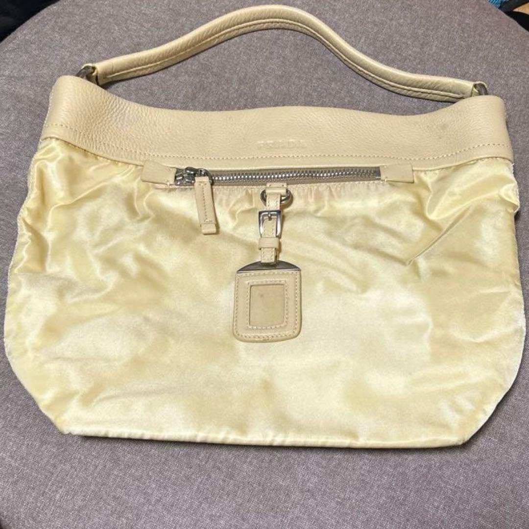 PRADA プラダ ハンドバッグ ナイロン　レザー