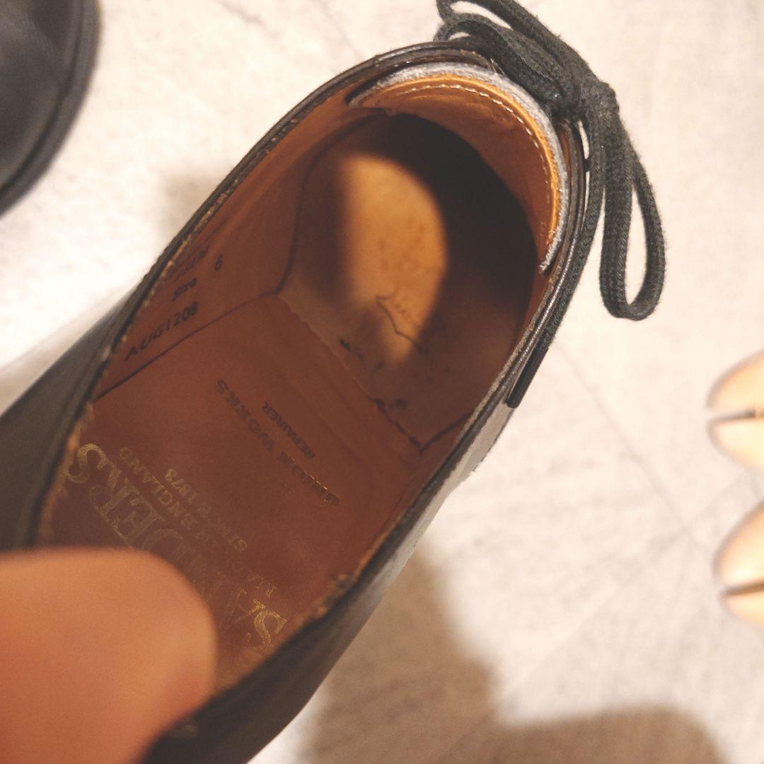 革靴好きさん専用:サンダース ミリタリーダービーシューズ UK6