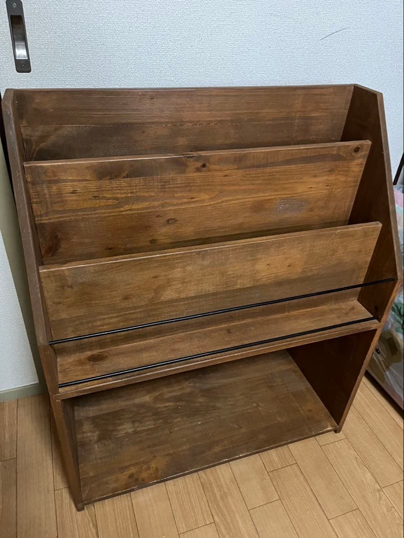 【美品】nico and … ニコアンド マガジンラック 本棚 絵本棚