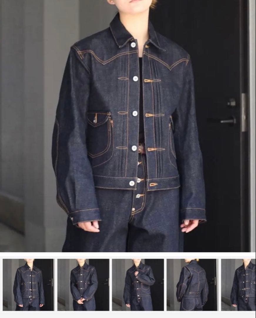 SUGARHILL Classic Denim Jacketサイズ2セットアップ