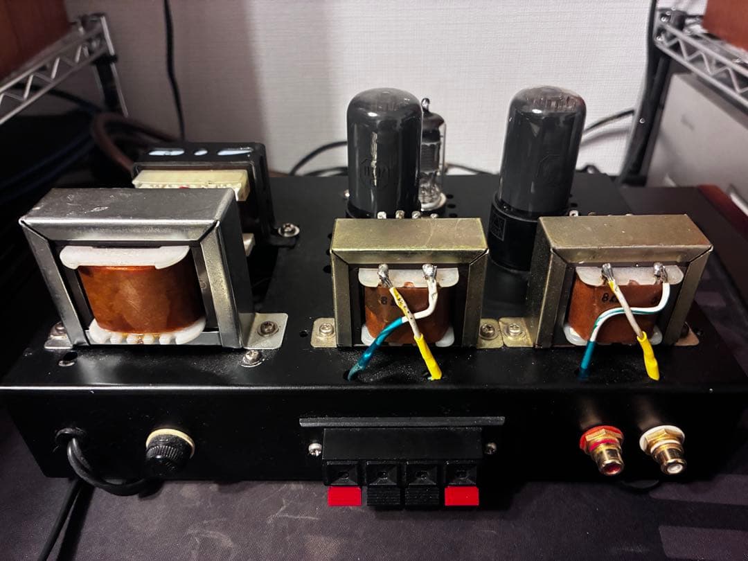 RCA117N シングルアンプ 自作 真空管アンプ