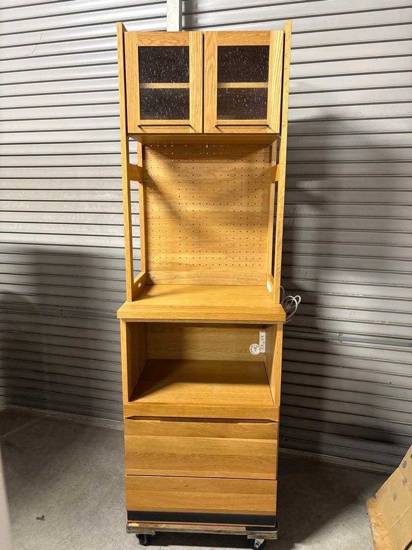 ☆山口県下松市より　レンジボード 幅60cm　今村家具工芸